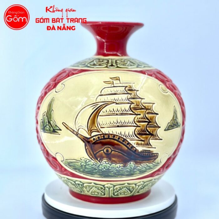 binh-hut-loc-bat-trang-hoa-tiet-thuan-buom-xuoi-gio-khac-noi-mau-do-cao-30cm