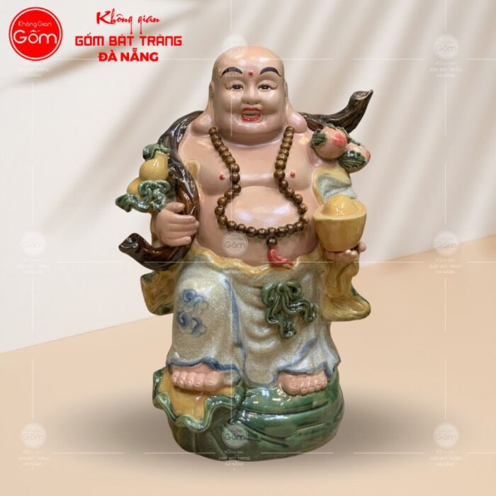 tuong-phat-di-lac-ganh-ho-lo-dao-men-ran-bat-trang
