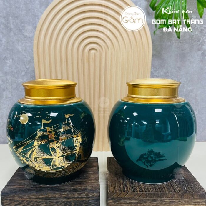 hu-dung-tra-gom-su-dang-tron-mau-xanh-coban-hoa-tiet-thuan-buom-xuoi-gio