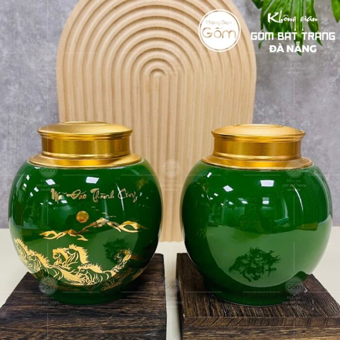 hu-dung-tra-gom-su-dang-tron-mau-xanh-la-hoa-tiet-ma-dao-thanh-cong