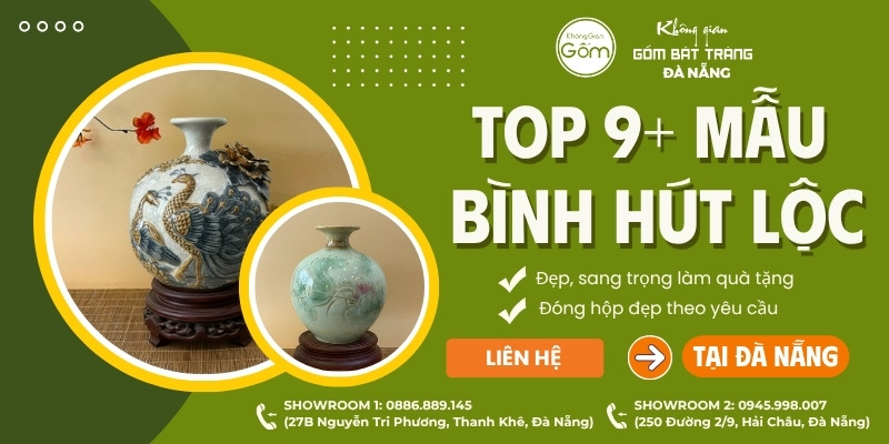 Mẫu bình hút lộc đẹp, sang trọng làm quà tặng tại Đà Nẵng