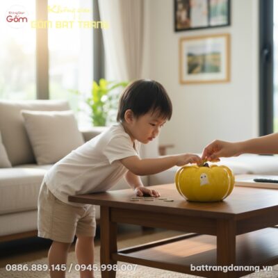 Trong không gian phòng khách hiện đại kiểu Việt...