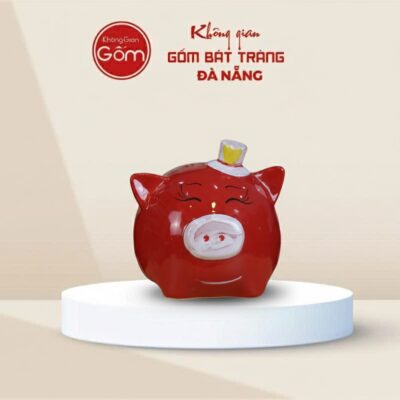 Heo đất Bát Tràng đội mũ màu đỏ - Ảnh đại diện