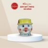 Heo Đất Gốm Sứ Bát Tràng Mắt Mở To Đội Mũ Vàng - Ảnh đại diện