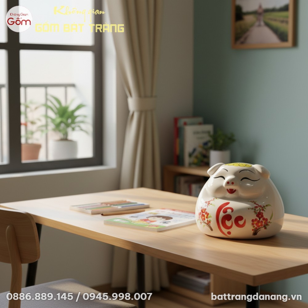 Góc học tập ấm cúng trong một căn nhà Việt hiện...