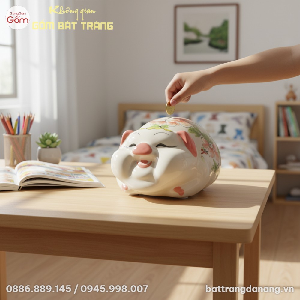 Mẫu heo đất này là vật phẩm tiết kiệm yêu thích của các bé