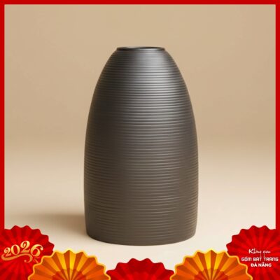 Bình hoa dáng chuông gốm Bát Tràng