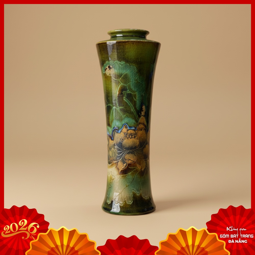 Lọ hoa gốm sứ Bát Tràng