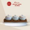 Bộ 3 Hũ Đựng Mứt Tết Men Hỏa Biến Dáng Bí Kèm Khay Gỗ XG-HM20 - Ảnh đại diện