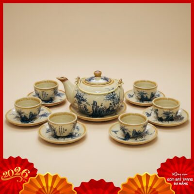 Ấm chén Bát Tràng