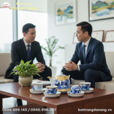 Một người phụ nữ Việt Nam đang đọc sách bên khu...