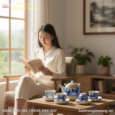 Một người đàn ông Việt Nam lịch lãm đang trao t...