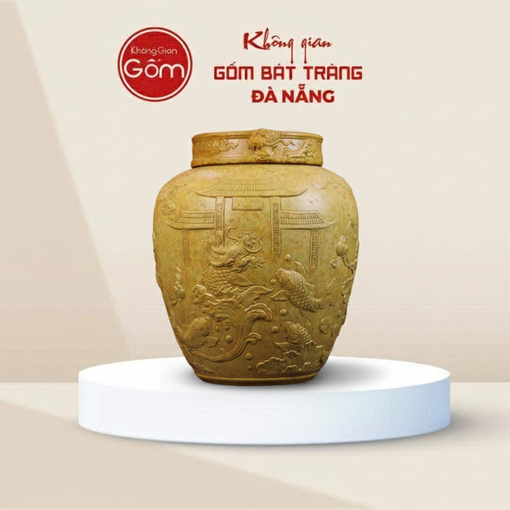 Chum Rượu Cá Chép Vượt Vũ Môn Đắp Nổi 50 Lít BT-CR10