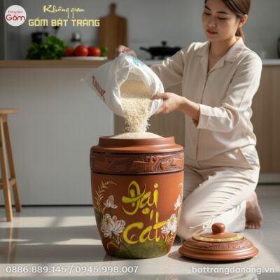 Cận cảnh 1 người phụ nữ Việt Nam trang phục ở n...