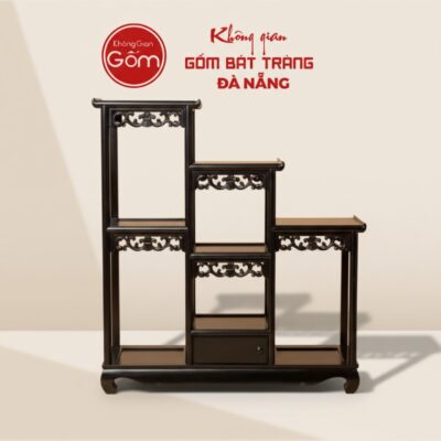 Kệ Gỗ Tam Cấp Dáng Bậc Thang Trang Trí Không Gian BT-DG02 - Ảnh đại diện