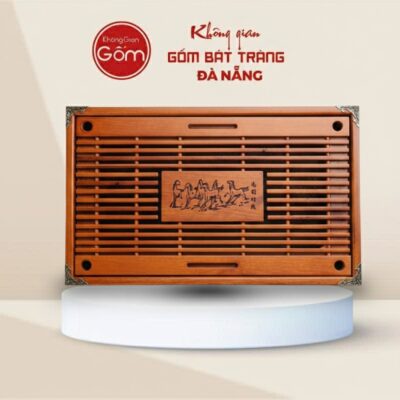 Khay Trà Gỗ Họa Tiết Mã Đáo Thành Công Dáng Chữ Nhật BT-KT04 - Ảnh đại diện