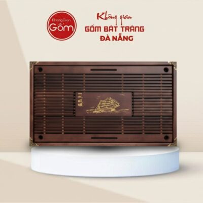 Khay Trà Gỗ Họa Tiết Thuận Buồm Xuôi Gió Dáng Chữ Nhật BT-KT05 - Ảnh đại diện