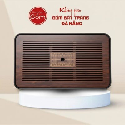 Khay Trà Gỗ Thoát Nước Họa Tiết Cổ Điển Dáng Chữ Nhật BT-KT03 - Ảnh đại diện