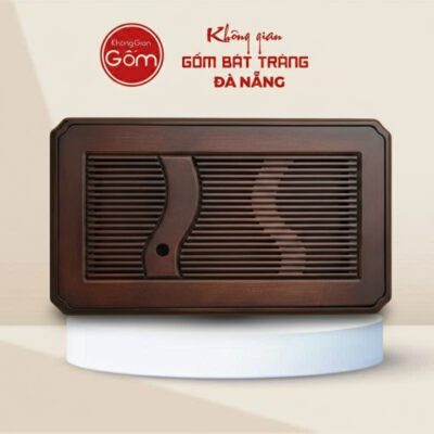 Khay Trà Gỗ Tự Nhiên Thiết Kế Vân Sóng Hiện Đại BT-KT10 - Ảnh đại diện
