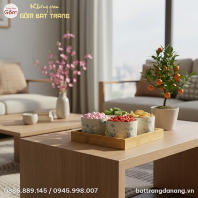 Trong một căn hộ chung cư hiện đại phong cách V...