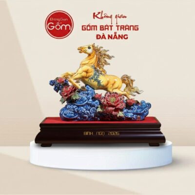 Tượng Gốm Sứ Mã Đáo Thành Công Bính Ngọ 2026 BT-TG01 - Ảnh đại diện
