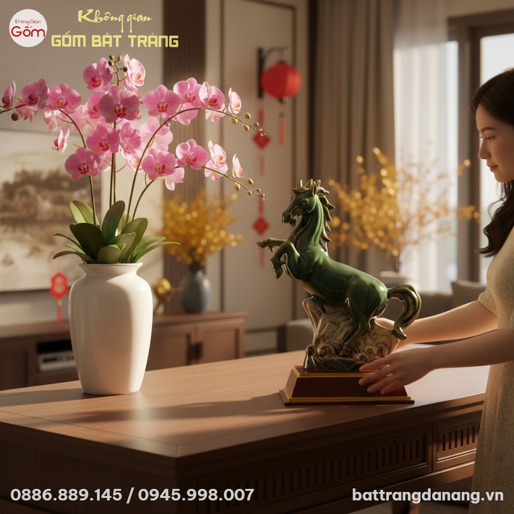 Cận cảnh 1 người phụ nữ Việt Nam đang đặt bứcTư...