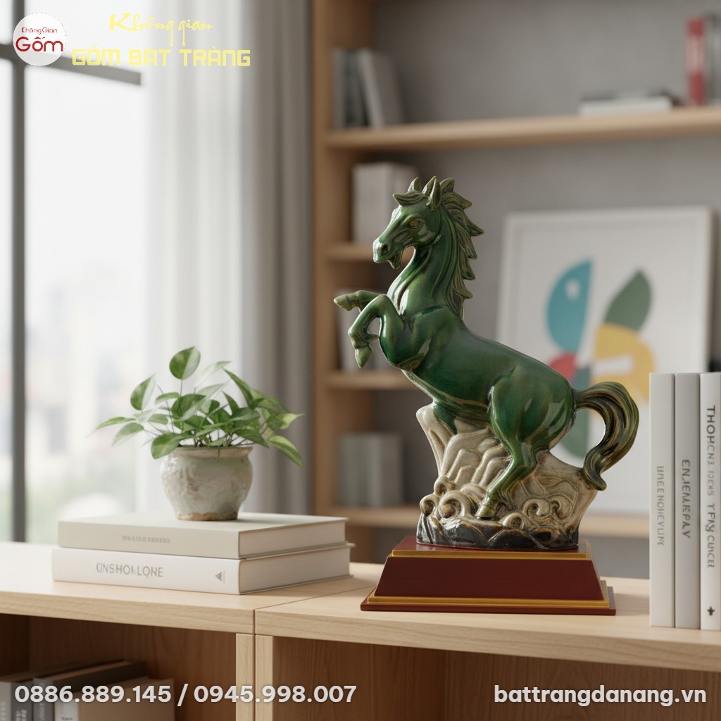 Góc làm việc hoặc thư viện cá nhân tại một ngôi...