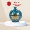 Bình hút lộc in logo màu xanh dương hoạ tiết thuận buồm xuôi gió BHLQT-04