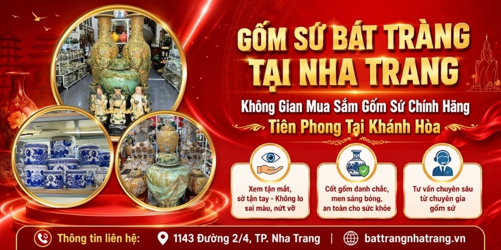 Không Gian Gốm Bát Tràng tại Nha Trang